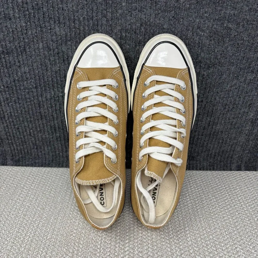 Converse Chuck 70 Low Toadstool Tan Egret Black Sneakers Shoes Mens Size 9
